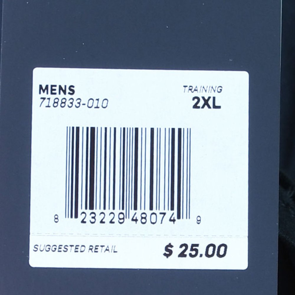 Nike Dri Fit short sleeve training t-shirt (black)- XL - Picture 6 of 13